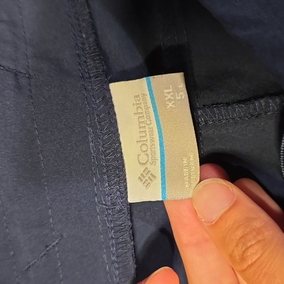 Columbia Dark Blue Sports Shorts - Picture 2 of 4